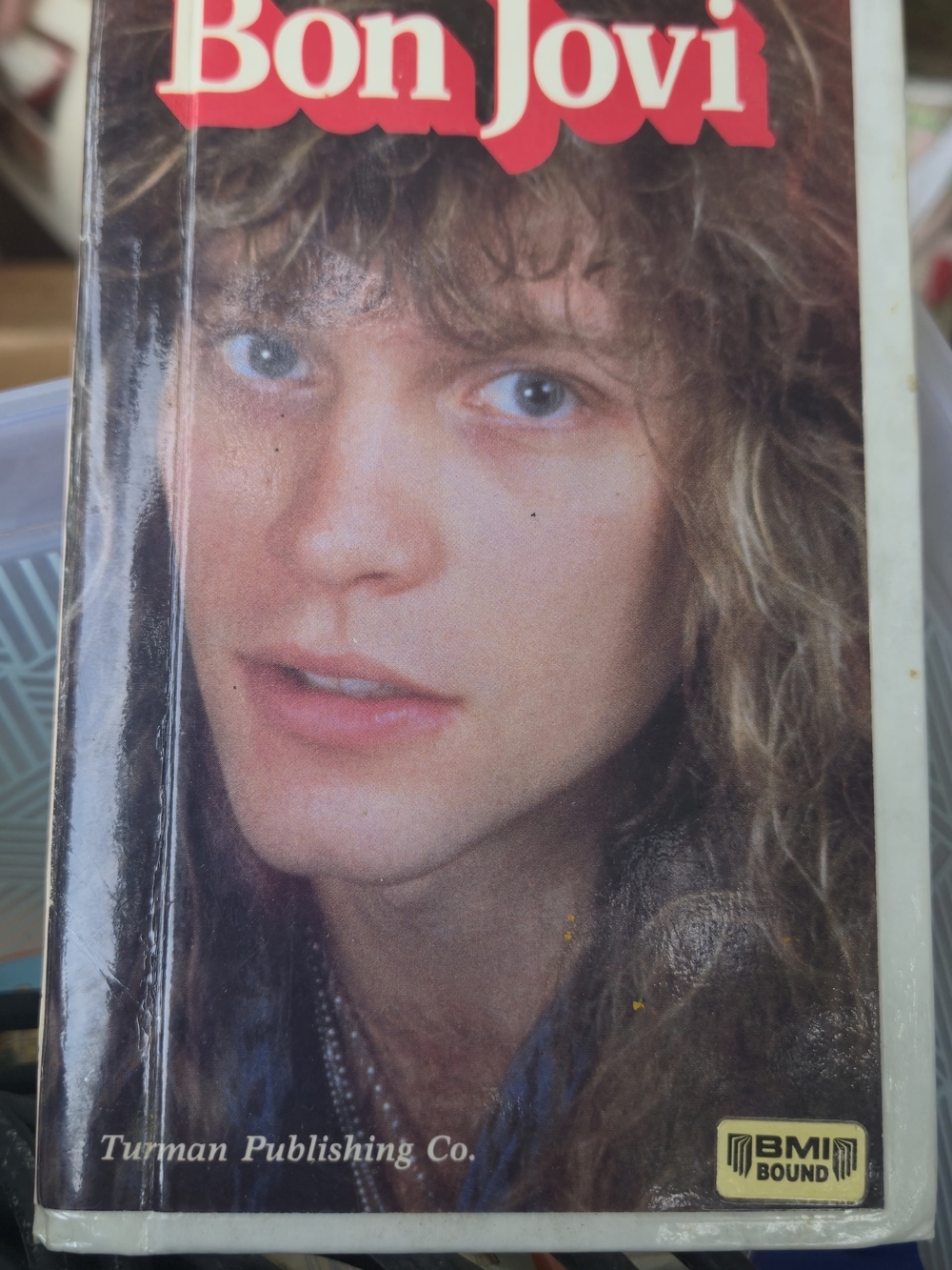 1983 BON JOVI Biography Hardback Book